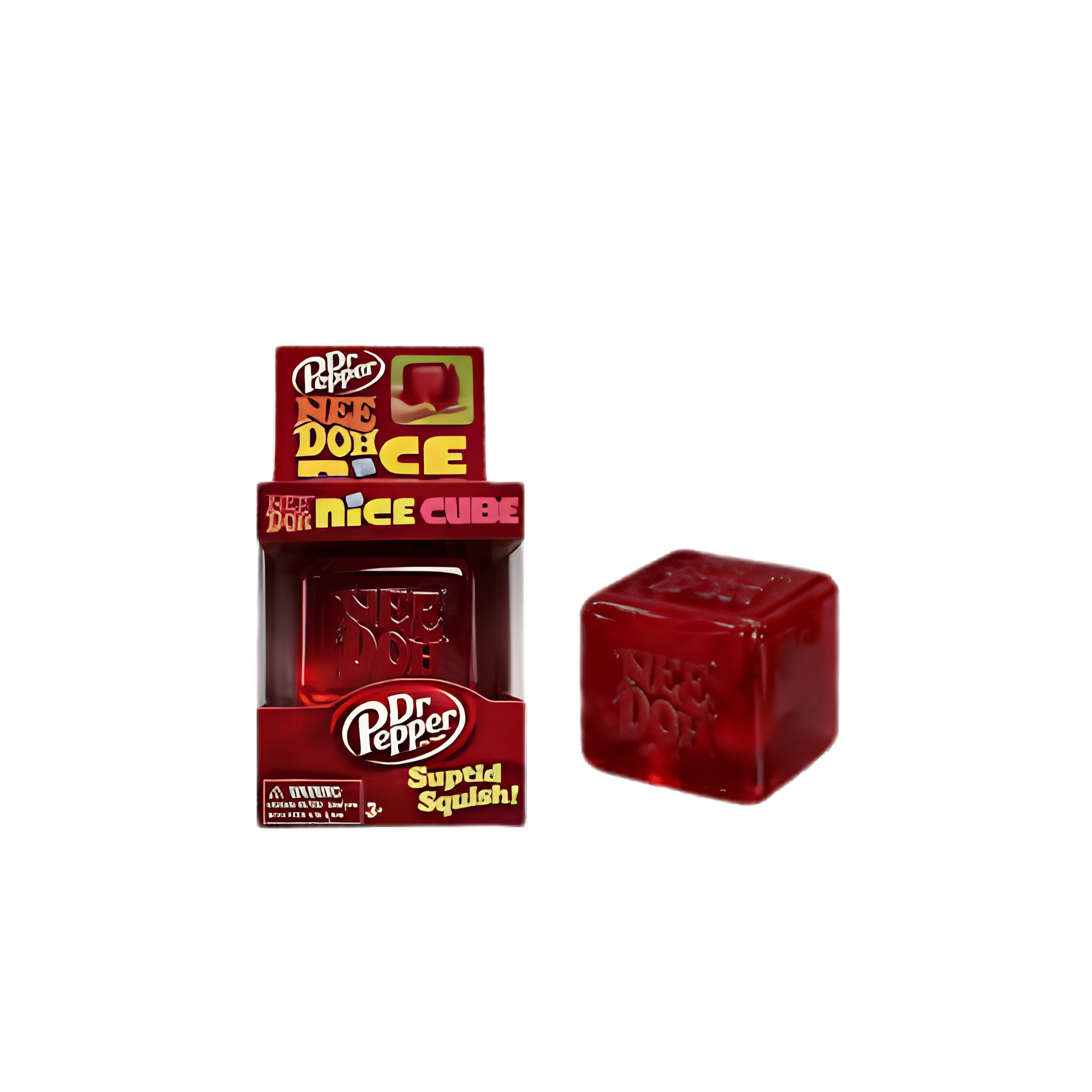 Needoh Nicecube Dr Pepper Squishy